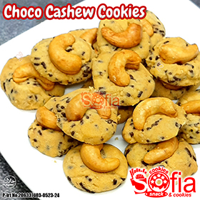 Choco Cashew Cookies